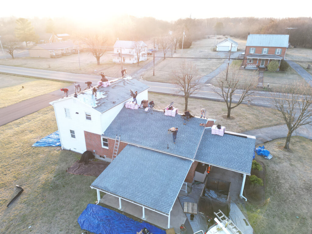 During - Modern Roofing